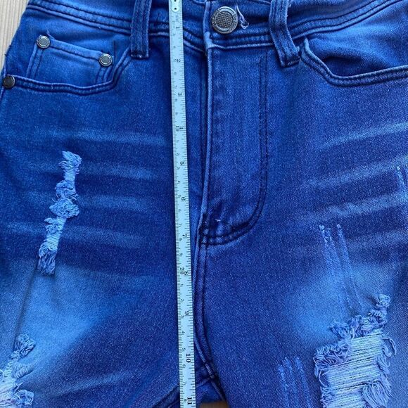 Big Bank  Distressed  Calf/Cropped  Jeans-Pants - Picture 11 of 13